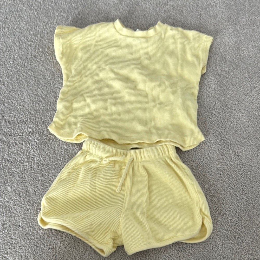 Zara toddler short set
